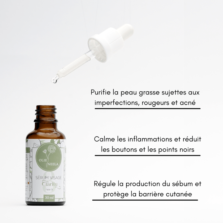 Sérum Peau Grasse - Acné - Imperfections - OlieNeela