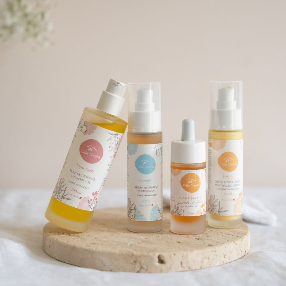 Routine Soin Visage - Rituel de Beauté Suisse - Peau Sèche
