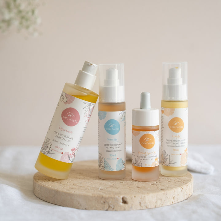 Routine Soin Visage - Rituel de Beauté Suisse - Peau Sèche