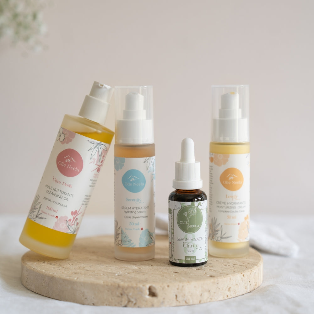 Routine Soin Visage - Rituel de Beauté Suisse - Peau Mixte - Grasse