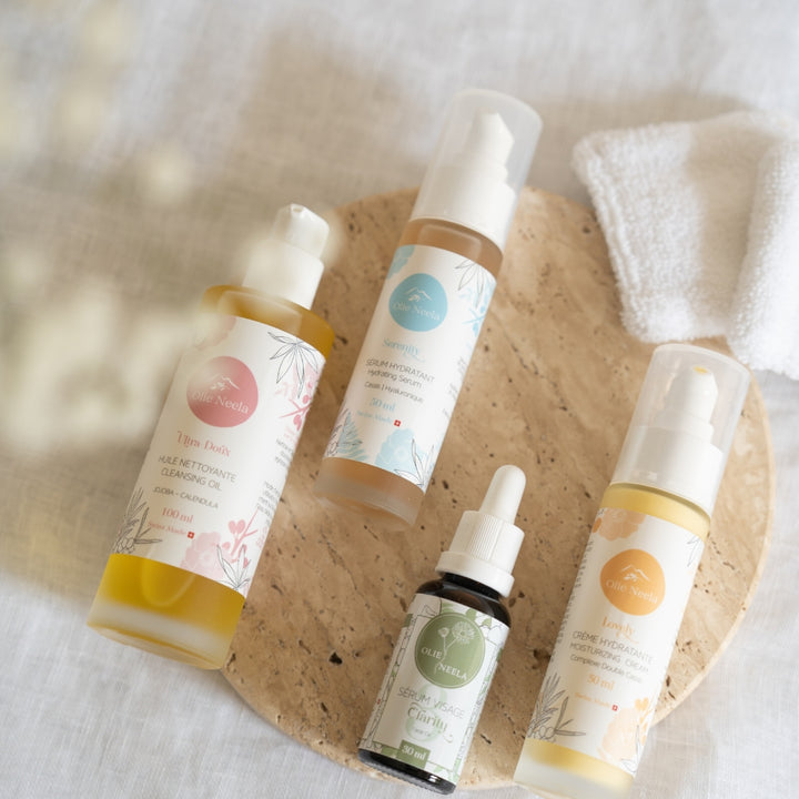 Routine Soin Visage - Rituel de Beauté Suisse - Peau Mixte - Grasse