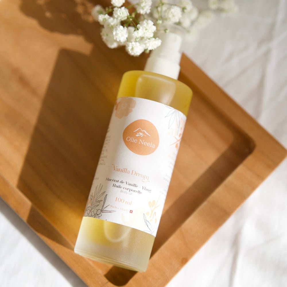 Huile sèche Corps Vanilla Dream - Vanille Ylang Ylang - OlieNeela